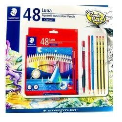 STAEDTLER LUNA Aquarell Watercolour Pencils 137 10 C48